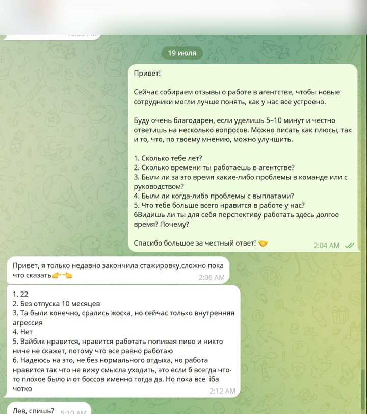 Скриншот переписки 8